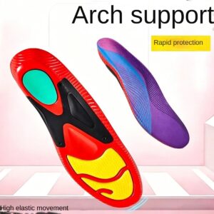 Arch Support Insoles, U-Shaped Heel Cups To Prevent Pronation And Supination, Flat Foot Insoles That Prevent Heel Chafing