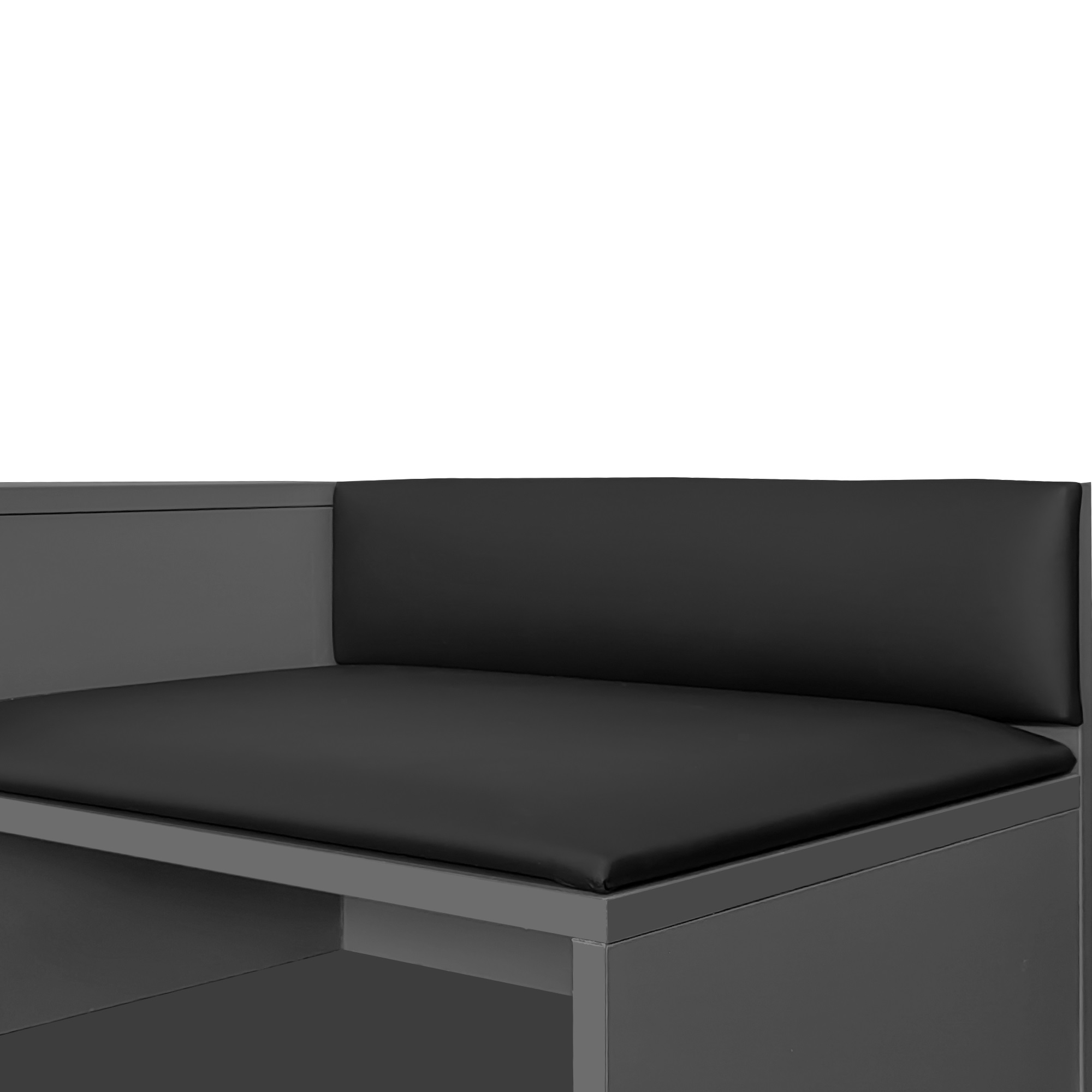 TREXM Modern Shoe Storage Bench with Hidden Storage and Upholstered Cushions for Bedside, Living Room and Entryway (Gray) - Image 6