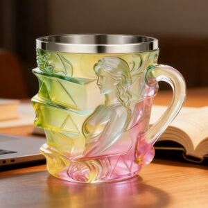 New Product, Creative Glass-Colored Book Cup, Mug, Coffee Cup, Book-Shaped Cup