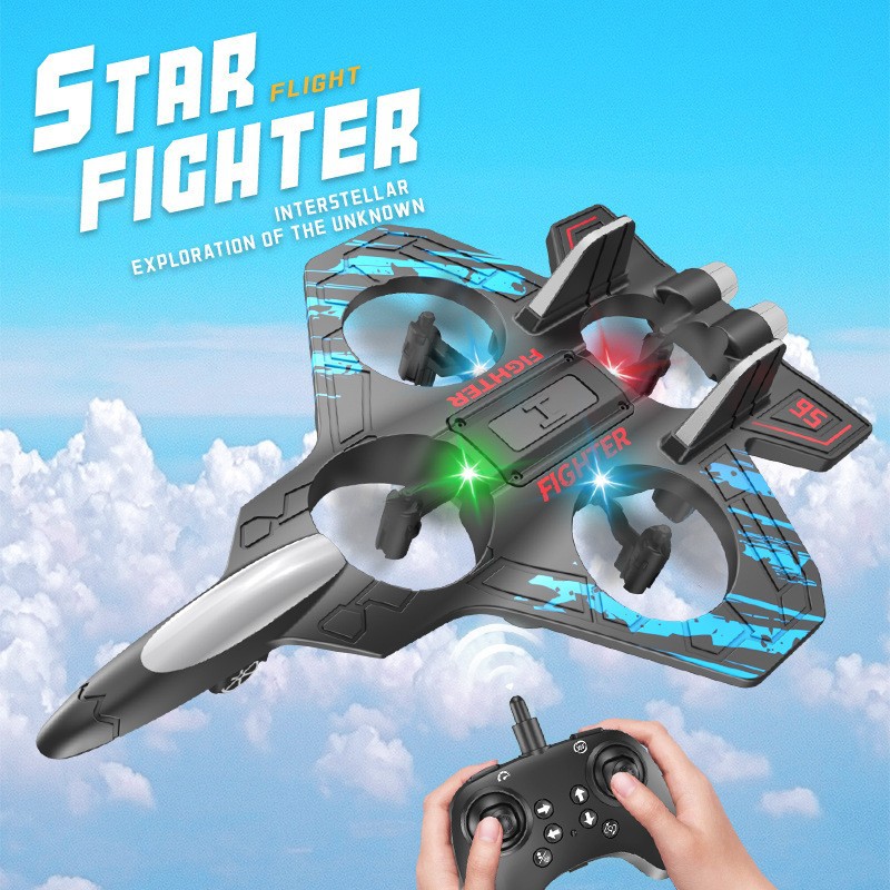 Cross-border New Product Children's Remote Control Aircraft Fighter Glider Primary School Student Small Boy Toy Foam Drone - Image 2