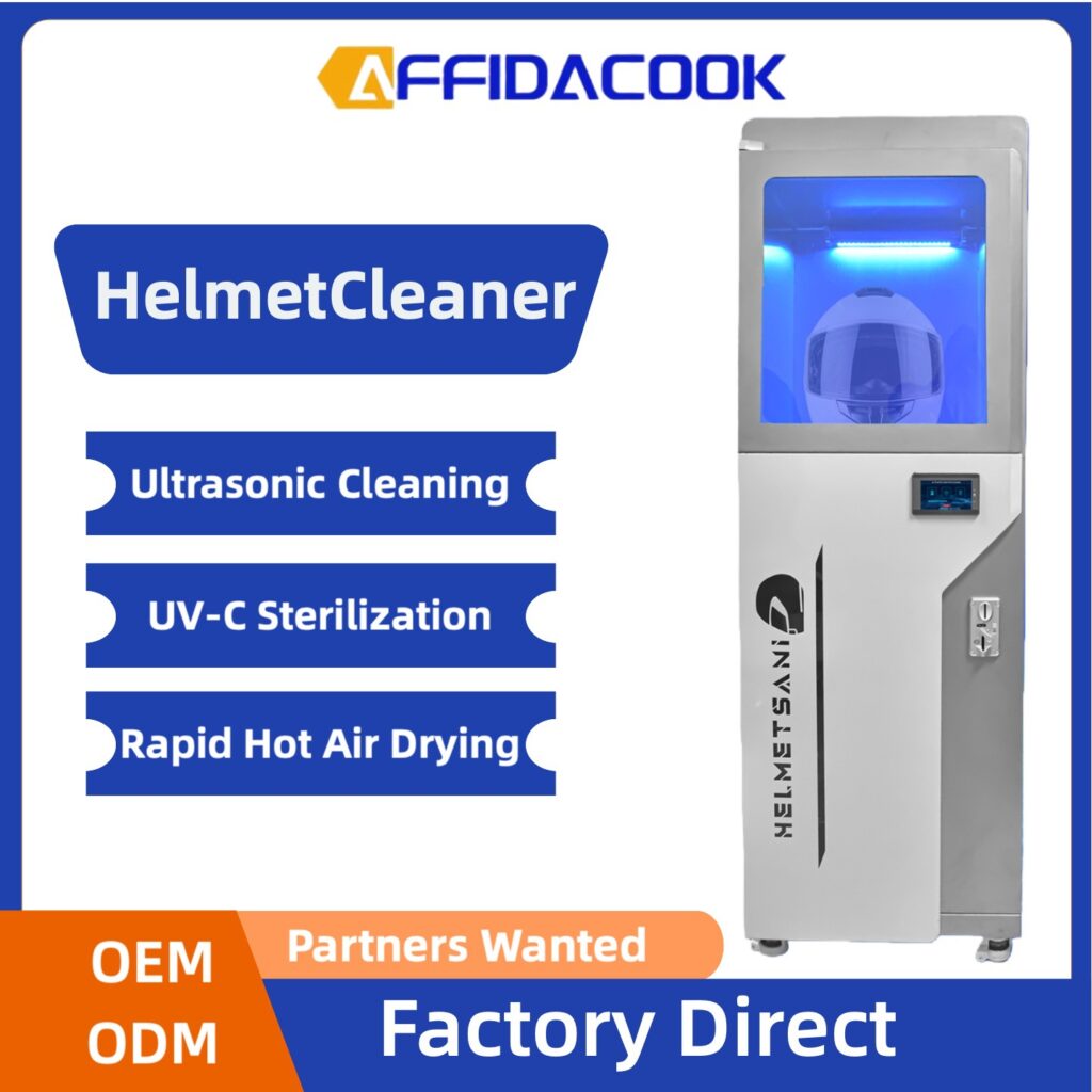 Unmanned Self-Service Helmet Cleaning Machine Automatic Helmet Cleaning Machine Internet Celebrity Smart Helmet Cleaning Equipment