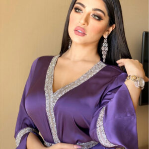 Diamond-encrusted Muslim Middle East Women's Belt Robe Turkish Long Muslim Women's Clothing