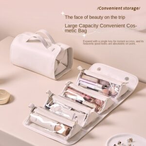 High-value Wash And Makeup Large-capacity Portable Cosmetic Bag Travel Waterproof Four-in-one Detachable Storage Bag