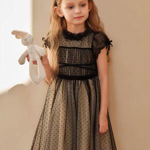 Children's Dress Black Dress Summer
