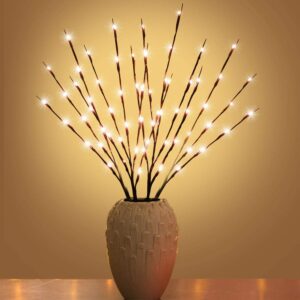 Simulation Branch Led Light String Indoor Atmosphere Layout Battery Decorative Light Creative Starry Flower Arrangement String Light