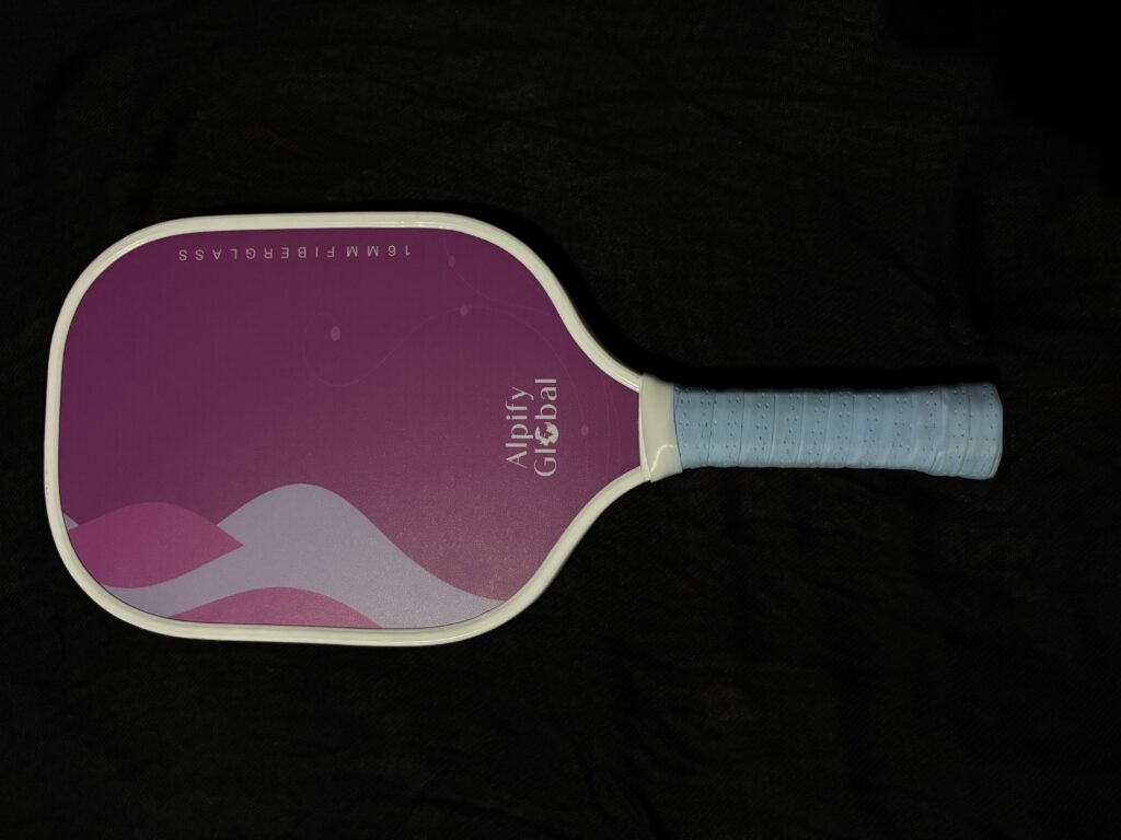 Alpify Pro Pickleball Paddle – Magenta Pink / Light Pink Gradient (Fiberglass | 16mm Core)
