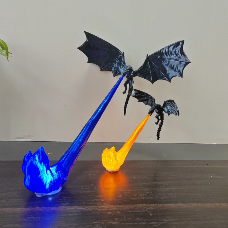 New Dragon Flame Book Nook Dragon Flame Book Corner Bookshelf Decorative Ornaments